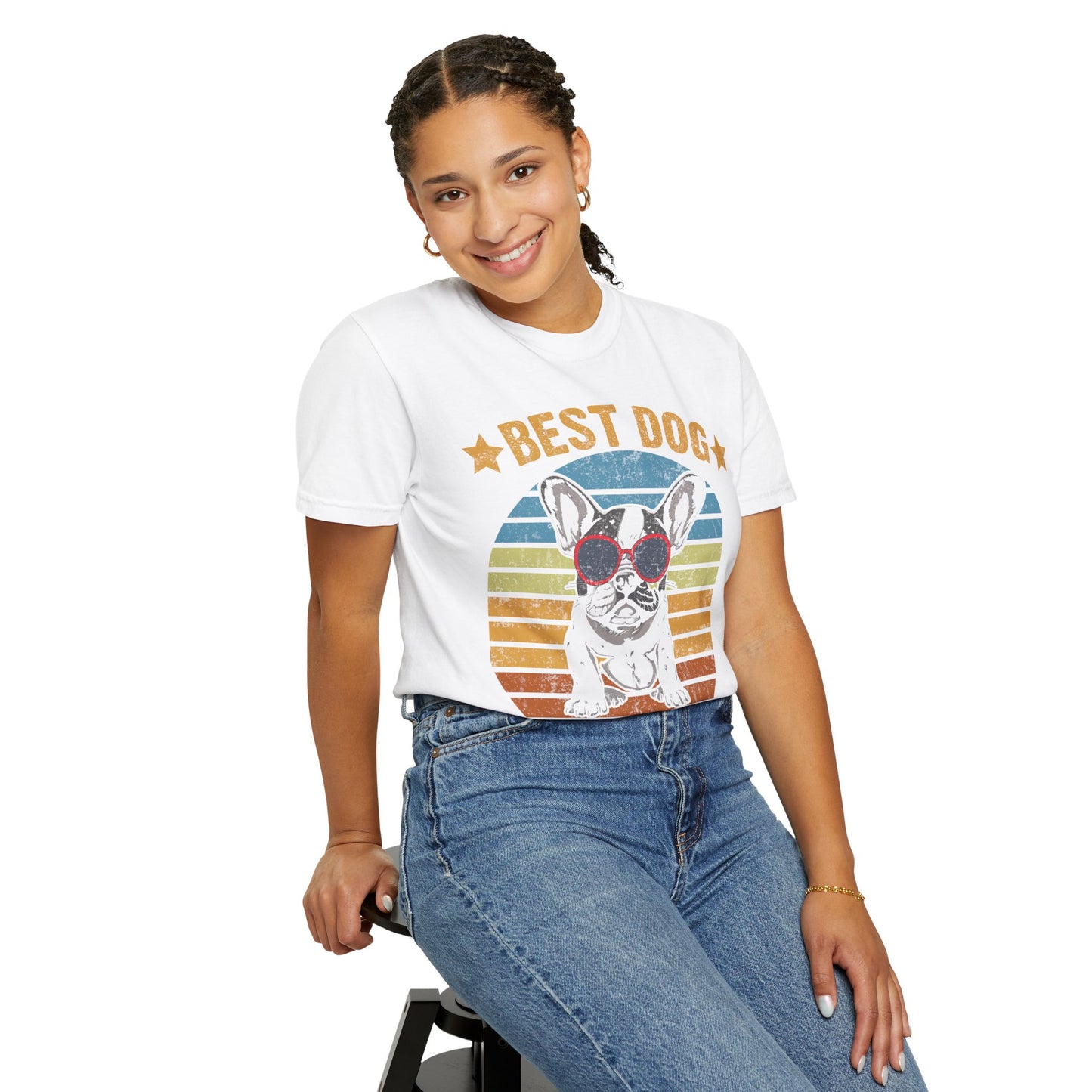 Best Dog Grandpa Ever T-Shirt | Unisex Soft Cotton Tee | Dog Lover Gift for Father’s Day & Pet Grandfathers