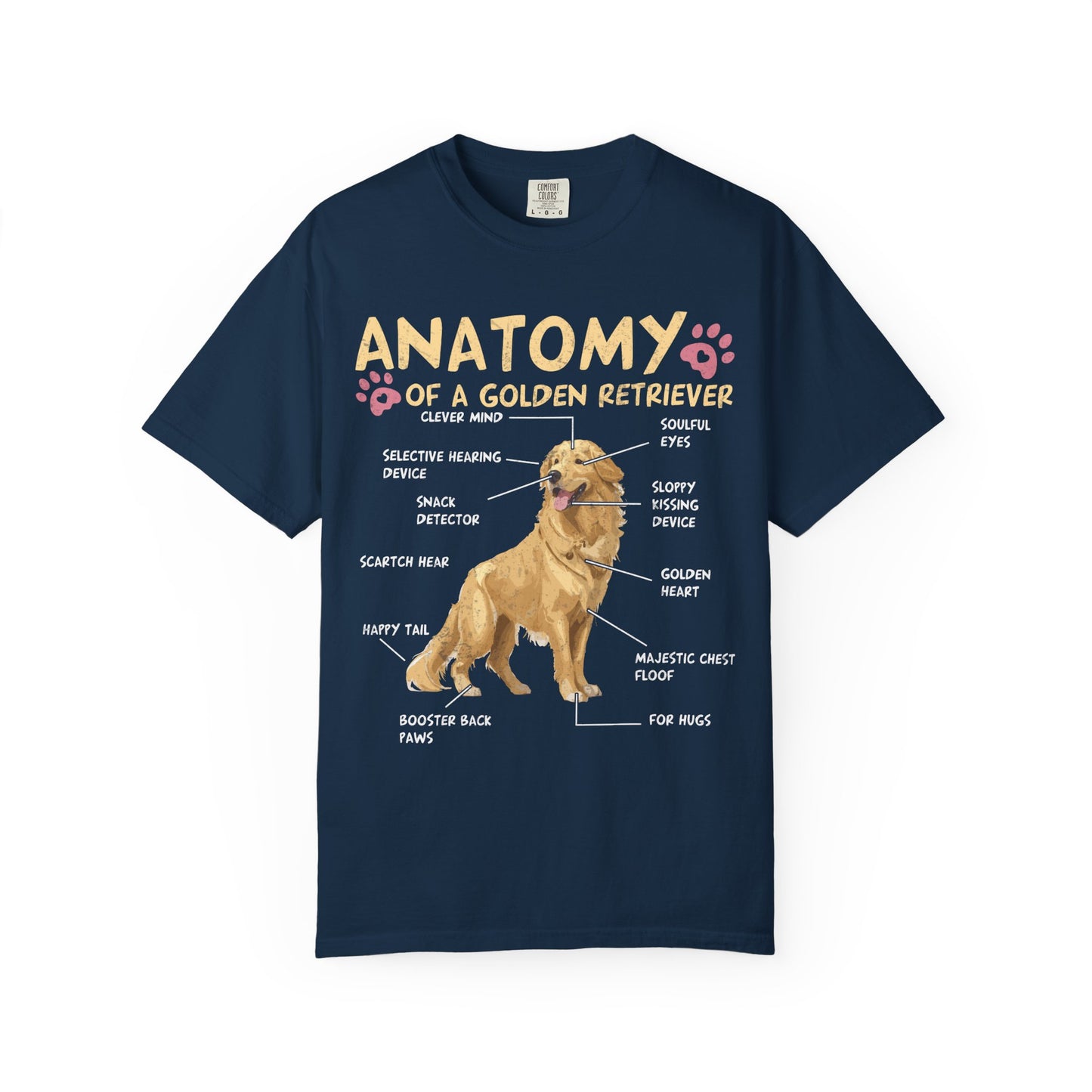 Funny Golden Retriever Dog Lover T Shirt Cute Puppy Pet Owner Gift Apparel