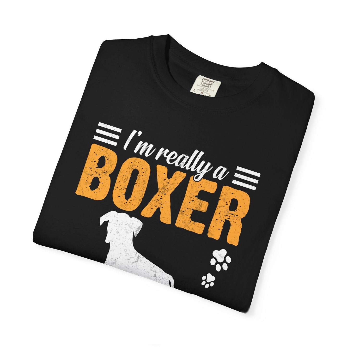 I'm Really Boxer This Is My Human Costume T Shirt Funny Dog Lover Gift For Boxer Owners