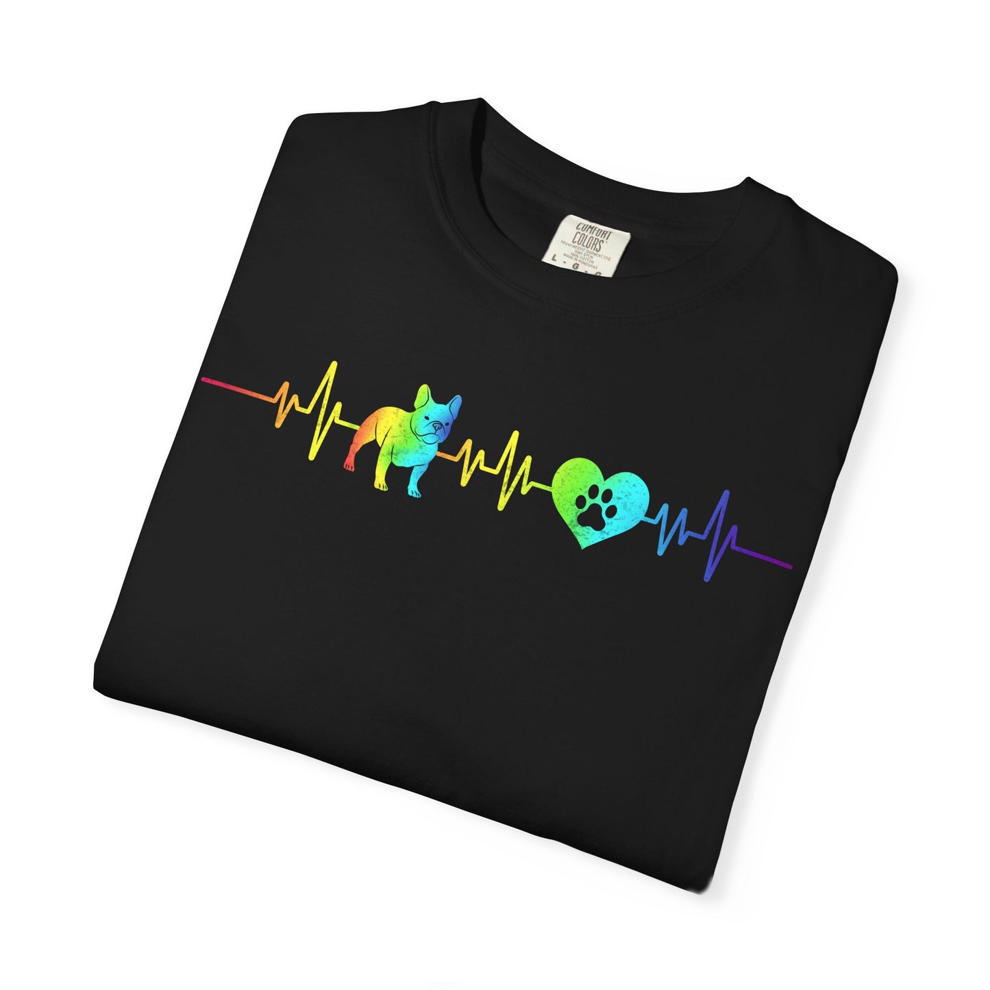 Heartbeat Paw Pitbull Tie Dye Hippie Dog Lover T Shirt For Women And Men
