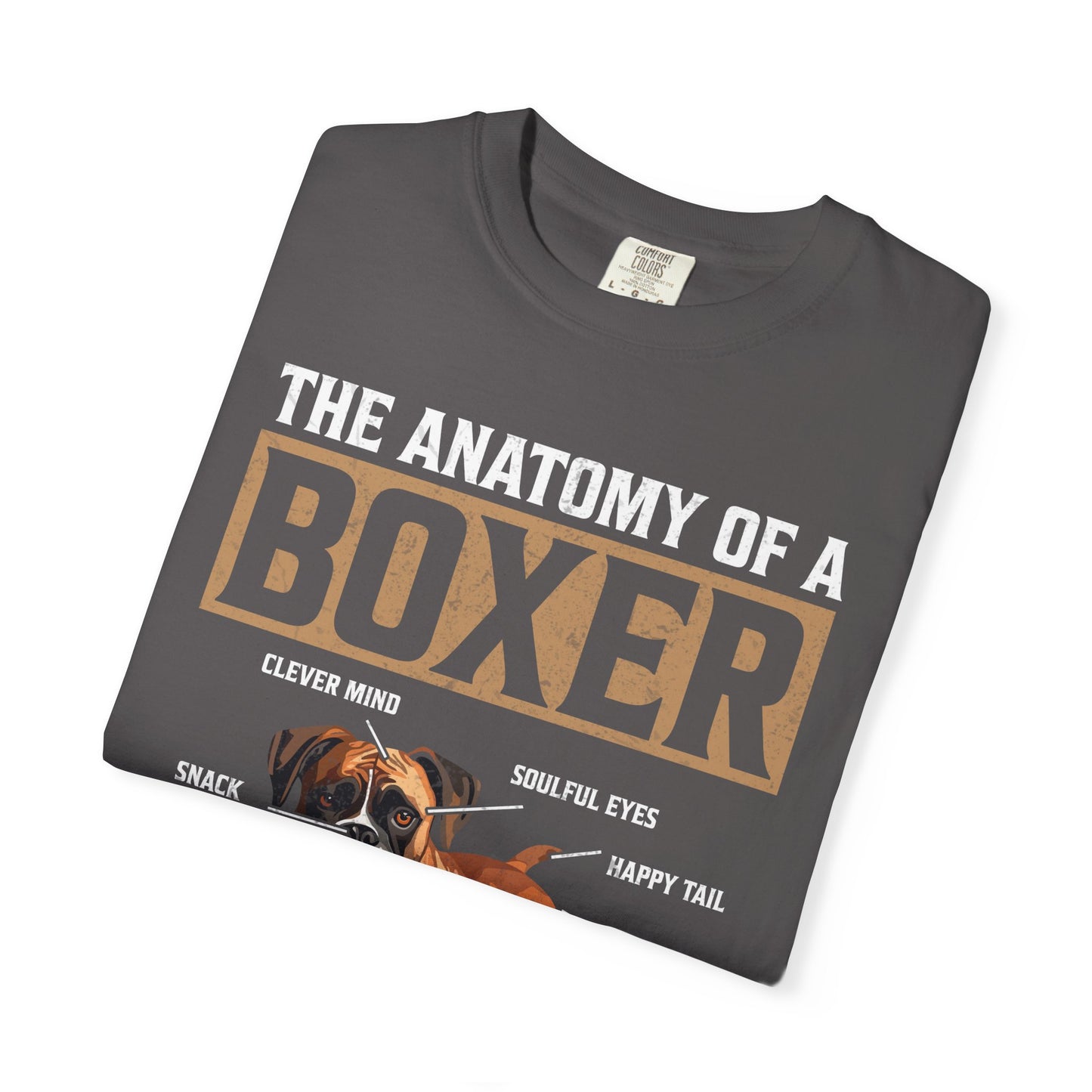 Anatomy Of A Boxer Dog Lover T Shirt Funny Boxer Mom Dad Pet Owner Gift Apparel Tee
