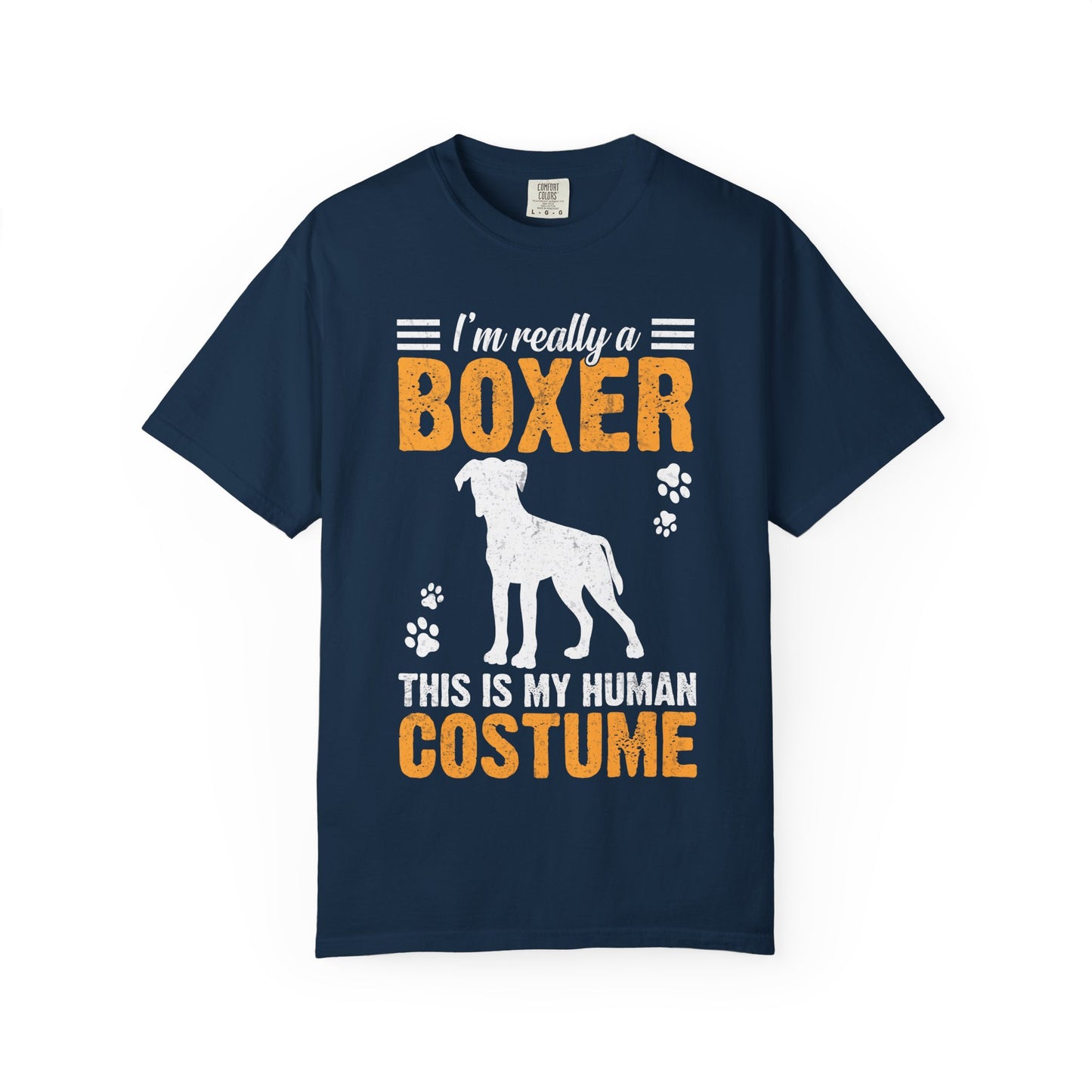 I'm Really Boxer This Is My Human Costume T Shirt Funny Dog Lover Gift For Boxer Owners