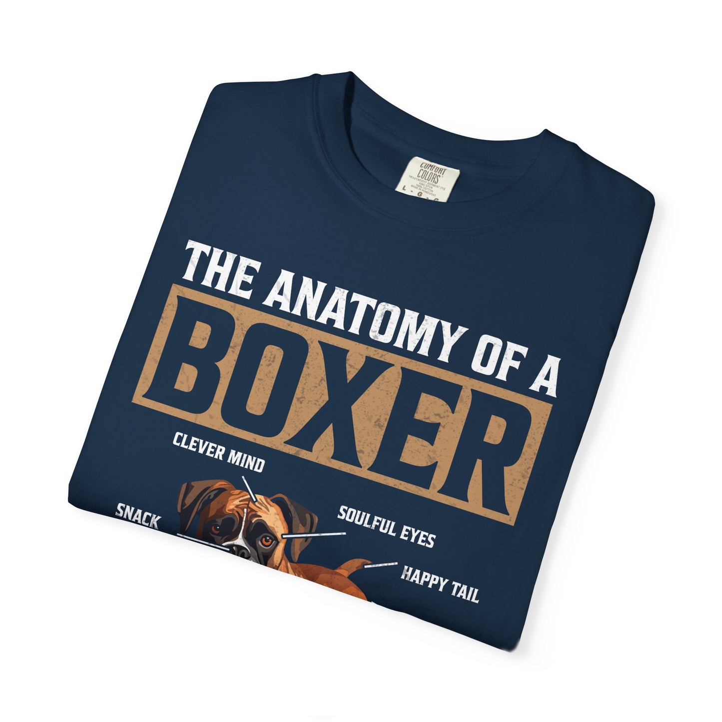 Anatomy Of A Boxer Dog Lover T Shirt Funny Boxer Mom Dad Pet Owner Gift Apparel Tee
