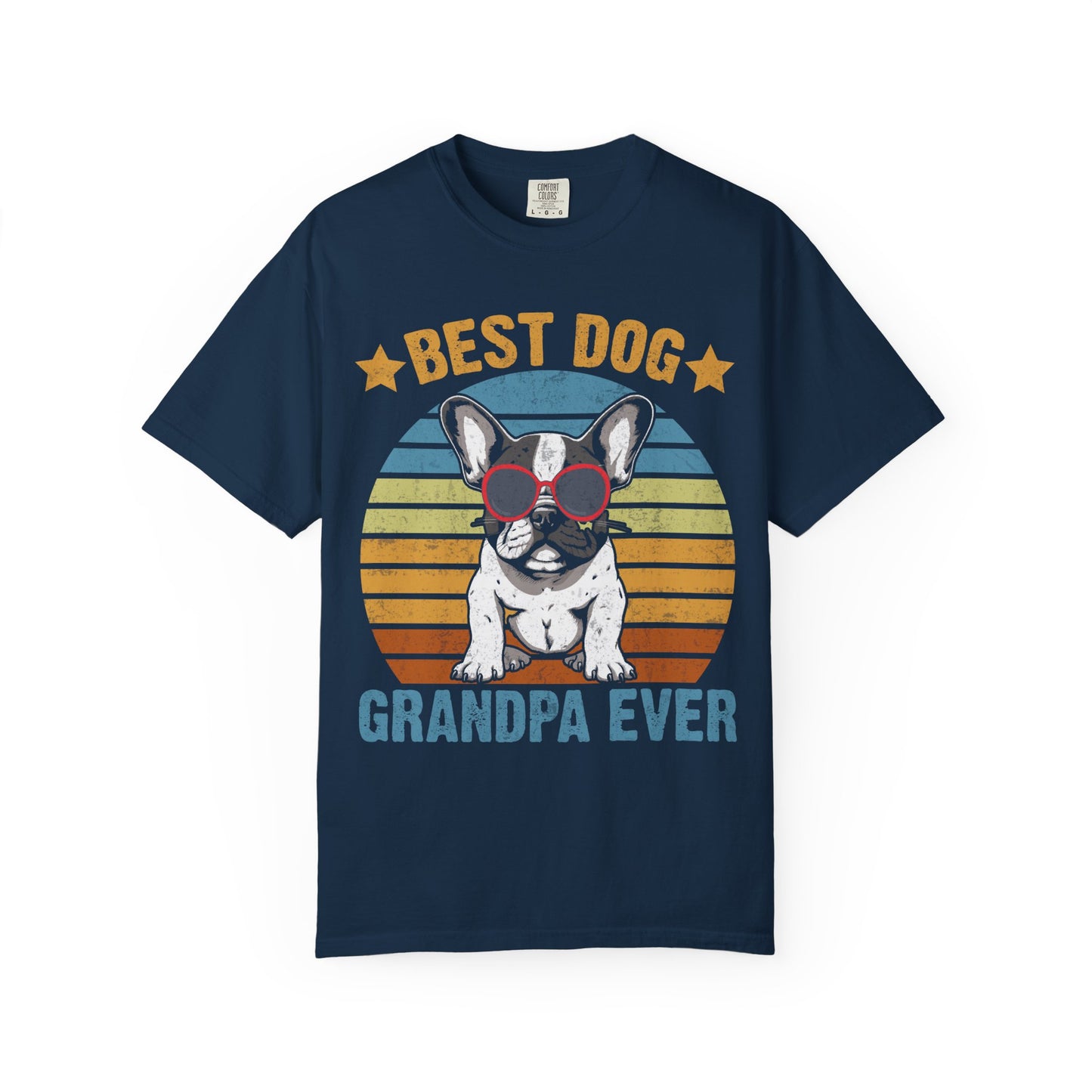 Best Dog Grandpa Ever T-Shirt | Unisex Soft Cotton Tee | Dog Lover Gift for Father’s Day & Pet Grandfathers