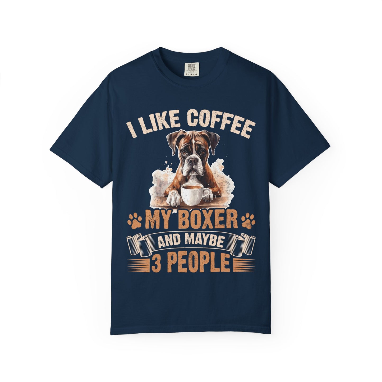 I Like Boxer Dog And Maybe 3 People Funny T Shirt For Dog Lovers And Pet Owners