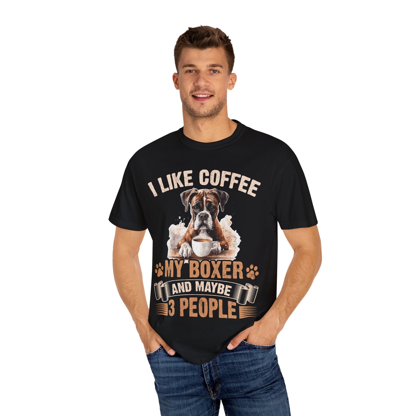I Like Boxer Dog And Maybe 3 People Funny T Shirt For Dog Lovers And Pet Owners