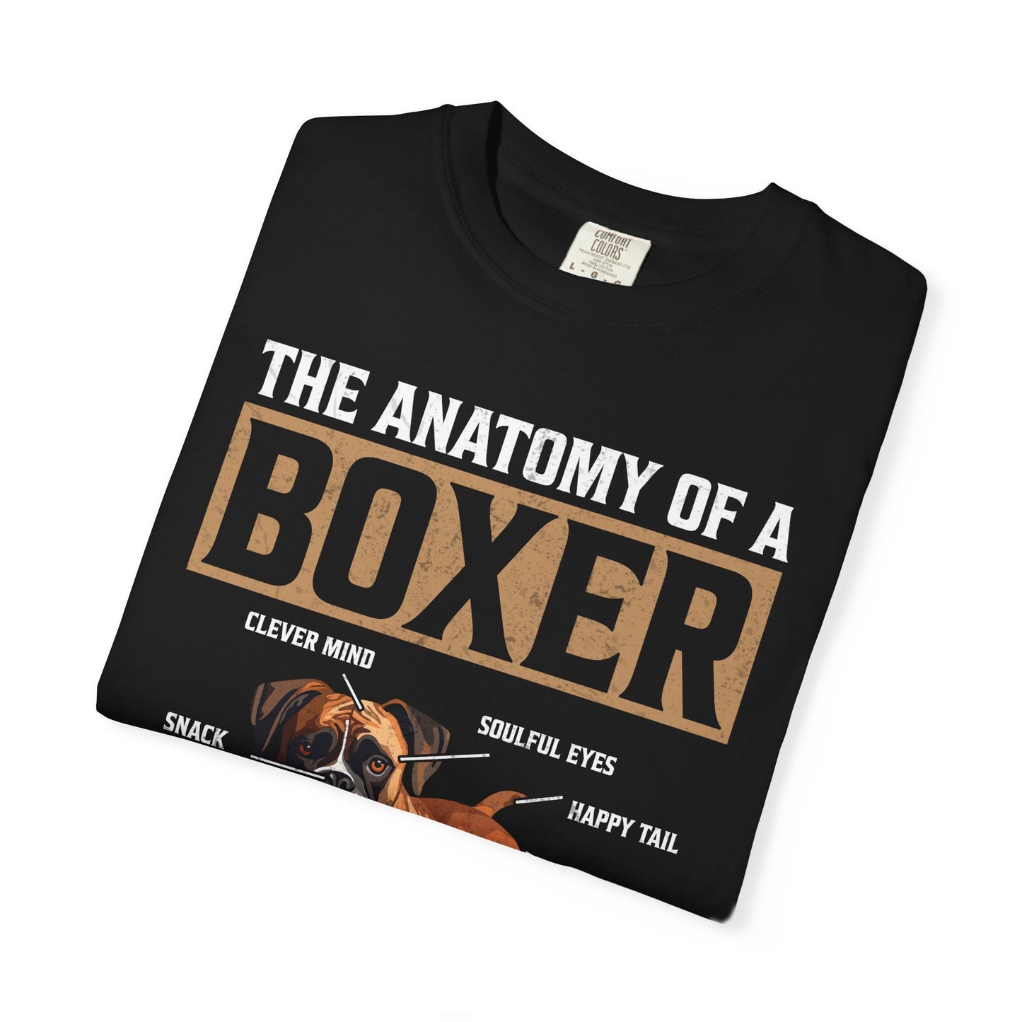 Anatomy Of A Boxer Dog Lover T Shirt Funny Boxer Mom Dad Pet Owner Gift Apparel Tee