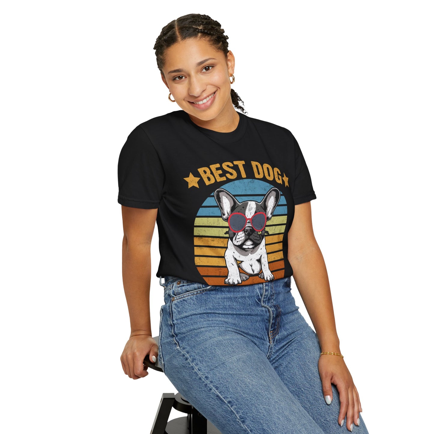 Best Dog Grandpa Ever T-Shirt | Unisex Soft Cotton Tee | Dog Lover Gift for Father’s Day & Pet Grandfathers