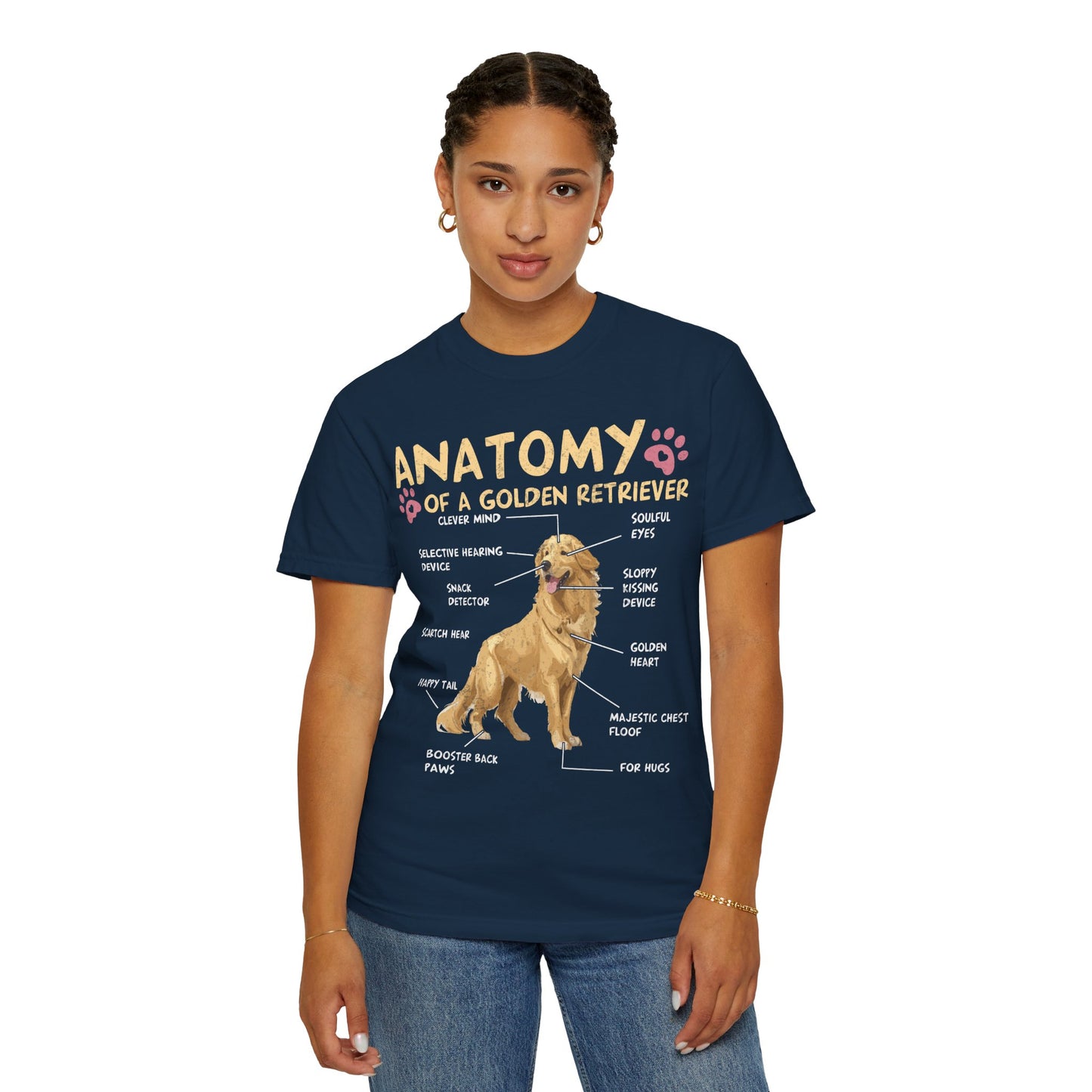 Funny Golden Retriever Dog Lover T Shirt Cute Puppy Pet Owner Gift Apparel