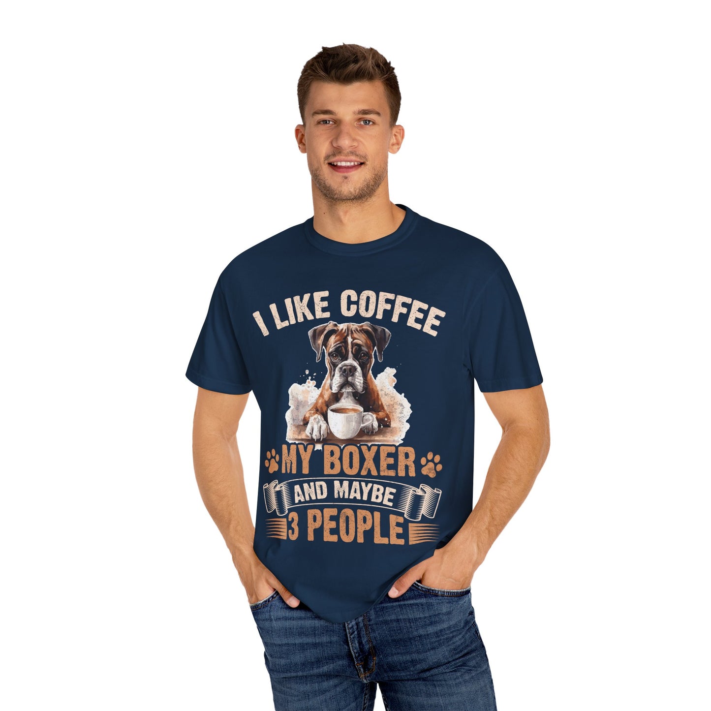 I Like Boxer Dog And Maybe 3 People Funny T Shirt For Dog Lovers And Pet Owners