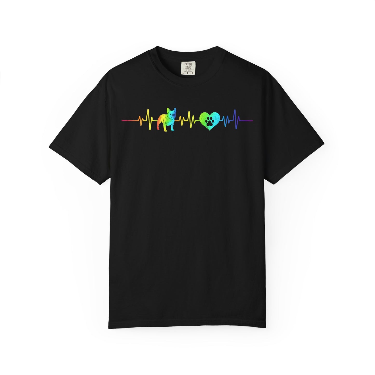 Heartbeat Paw Pitbull Tie Dye Hippie Dog Lover T Shirt For Women And Men